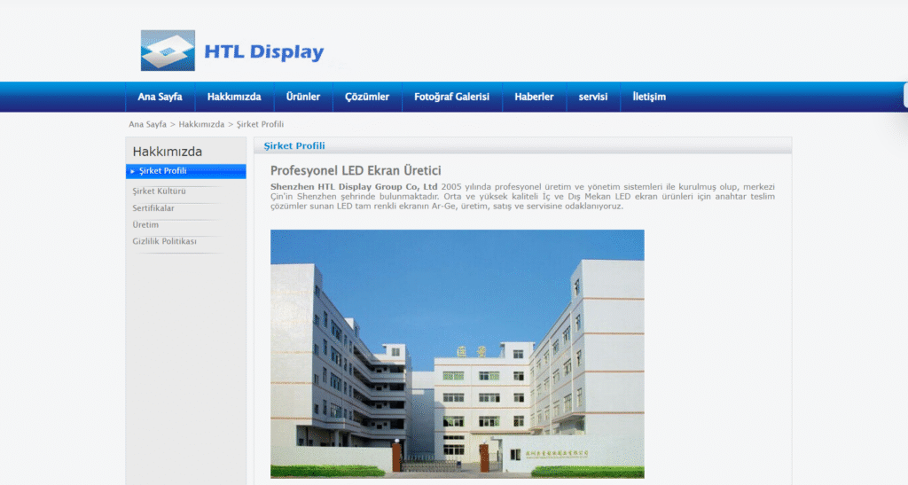 13. HTL Display LED Screen Supplier