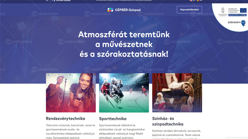 14.GÉPBÉR‑Színpad Kft. LED Display Supplier