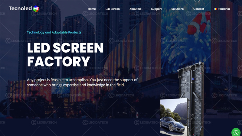 20.Tecnoled Romania LED Display Supplier