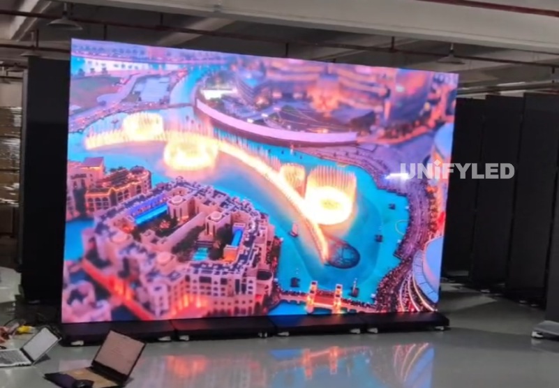 Foldable LED Poster - tri-fold LED poster display-8