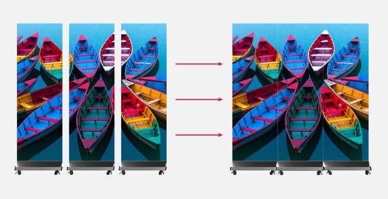 Folding LED Screen-Fold up and down style-BIG screen