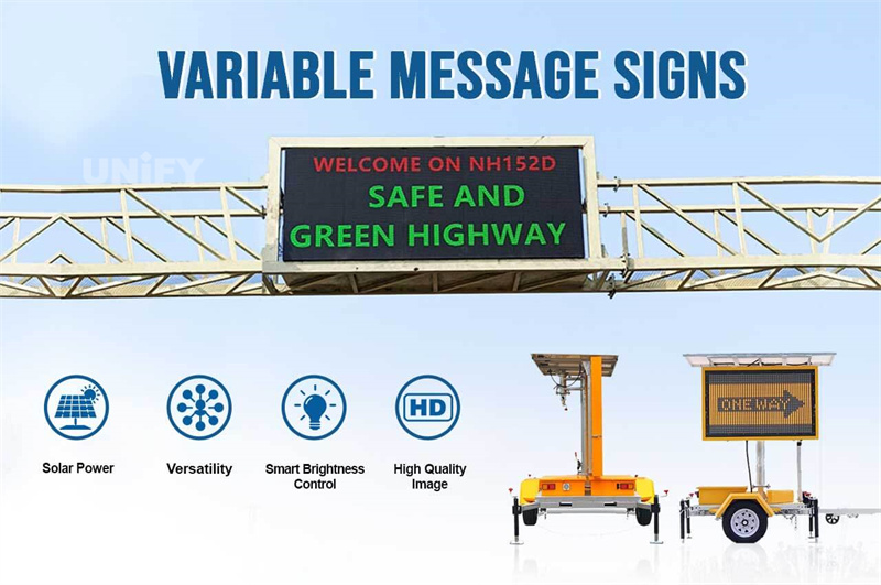 Trailer-mounted VMS