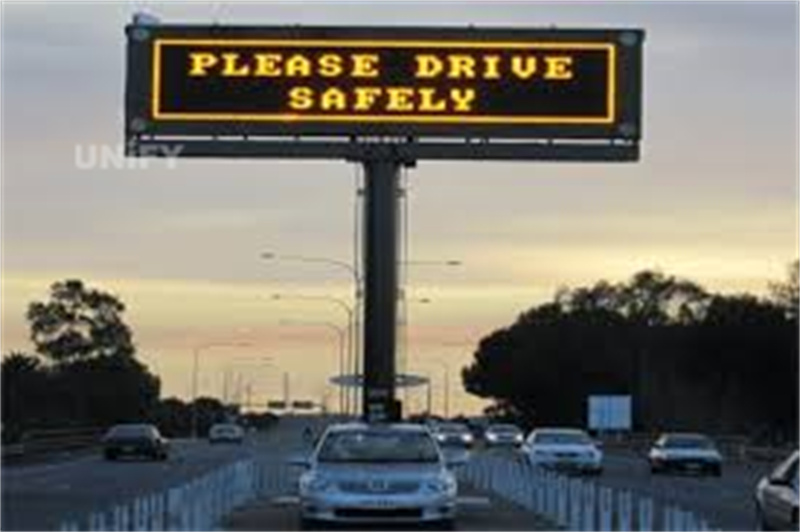 Digital signage for transportation