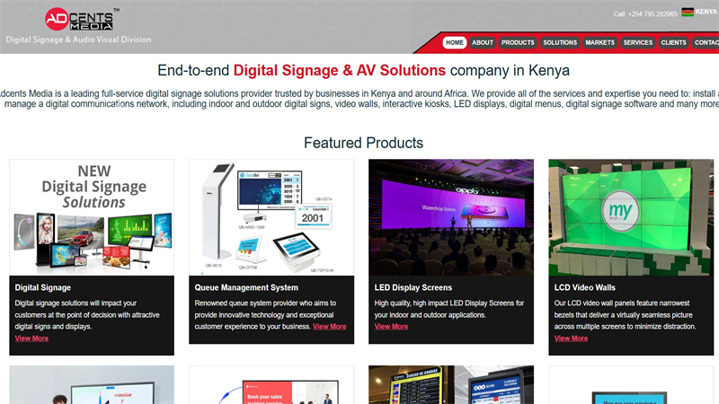 1. Adcents Media Limited LED Screen Supplier