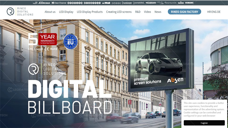 1.Rineo Digital LED Display Supplier