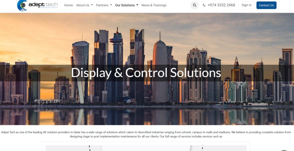 Adept Tech Display & Control Solutions