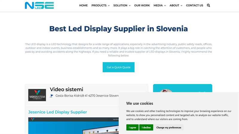 Temma-x d.o.o. Barco LED Display Distributor