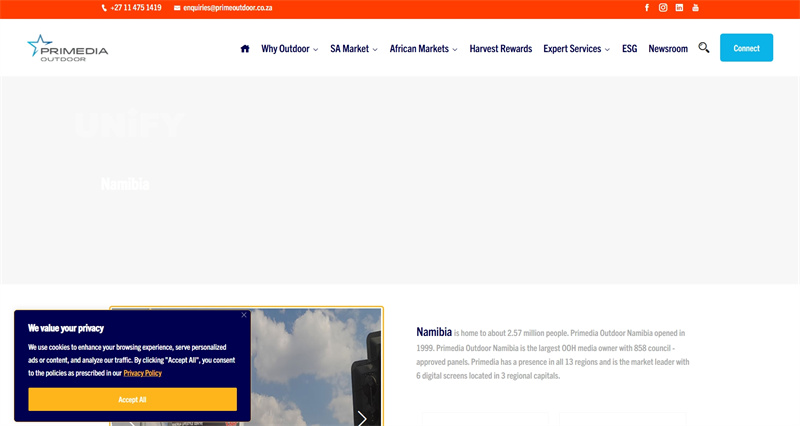 3. Primedia Outdoor Namibia LED Screen Supplier