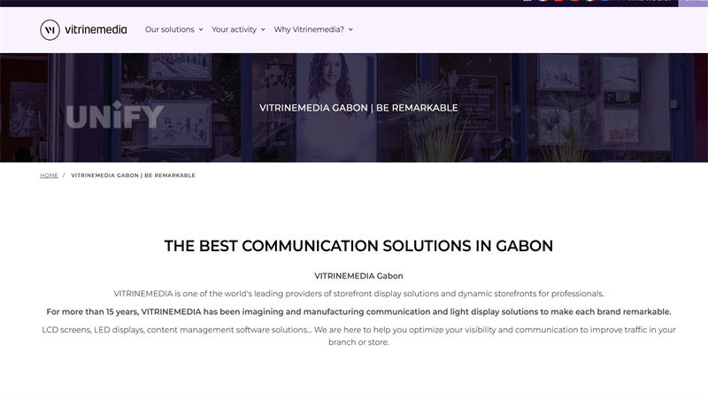 Vitrinemedia Gabon LED Display Supplier