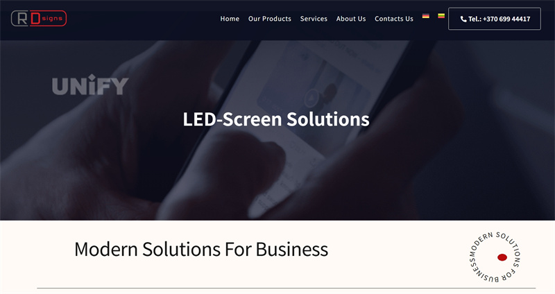 4. UAB RD Signs (RD Group) LED Screen Factory