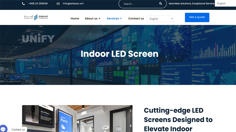 Enbaar Technology Services LED Screen Supplier