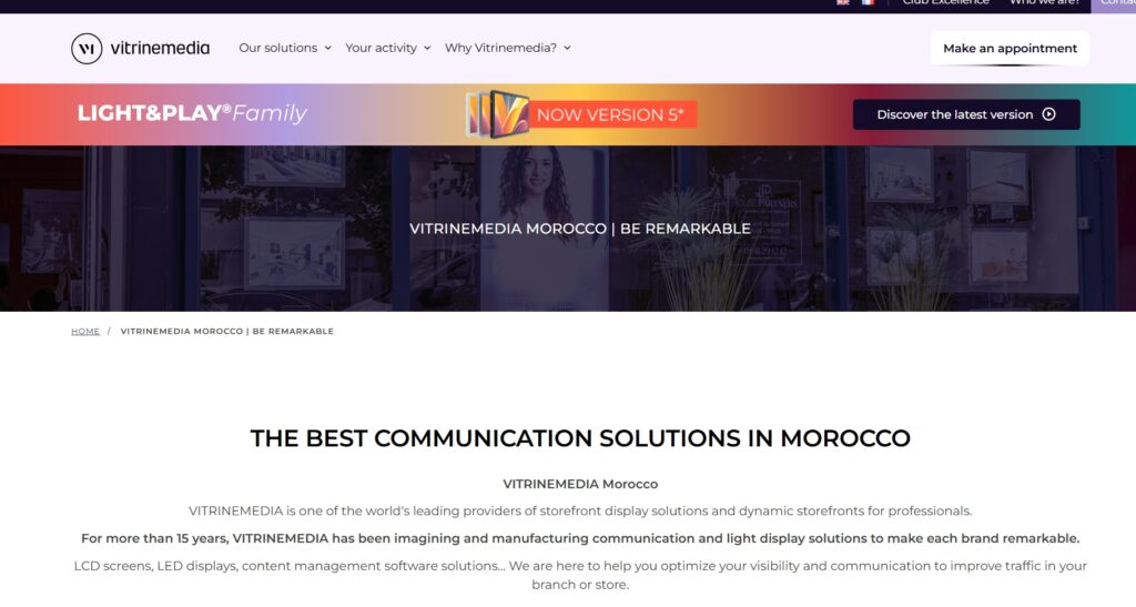 4. Vitrinemedia — LED digital signage manufacturer
