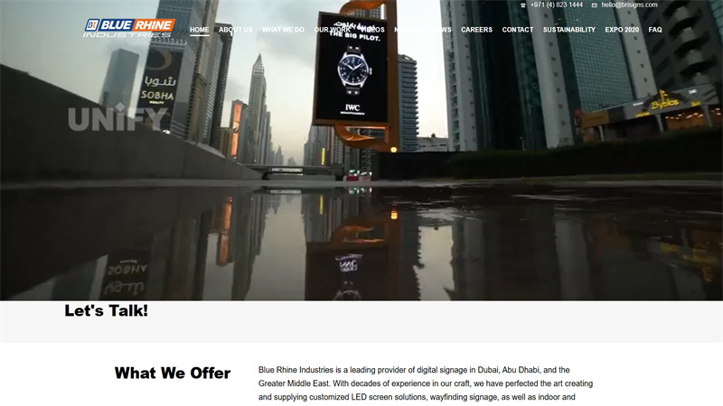 Brisigns (Blue Rhine Industries) LED Screen Supplier