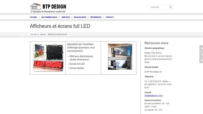 BTP Design CI LED Display Factory