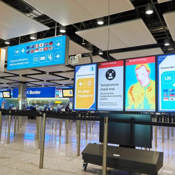 LED Display for Transportation Hub